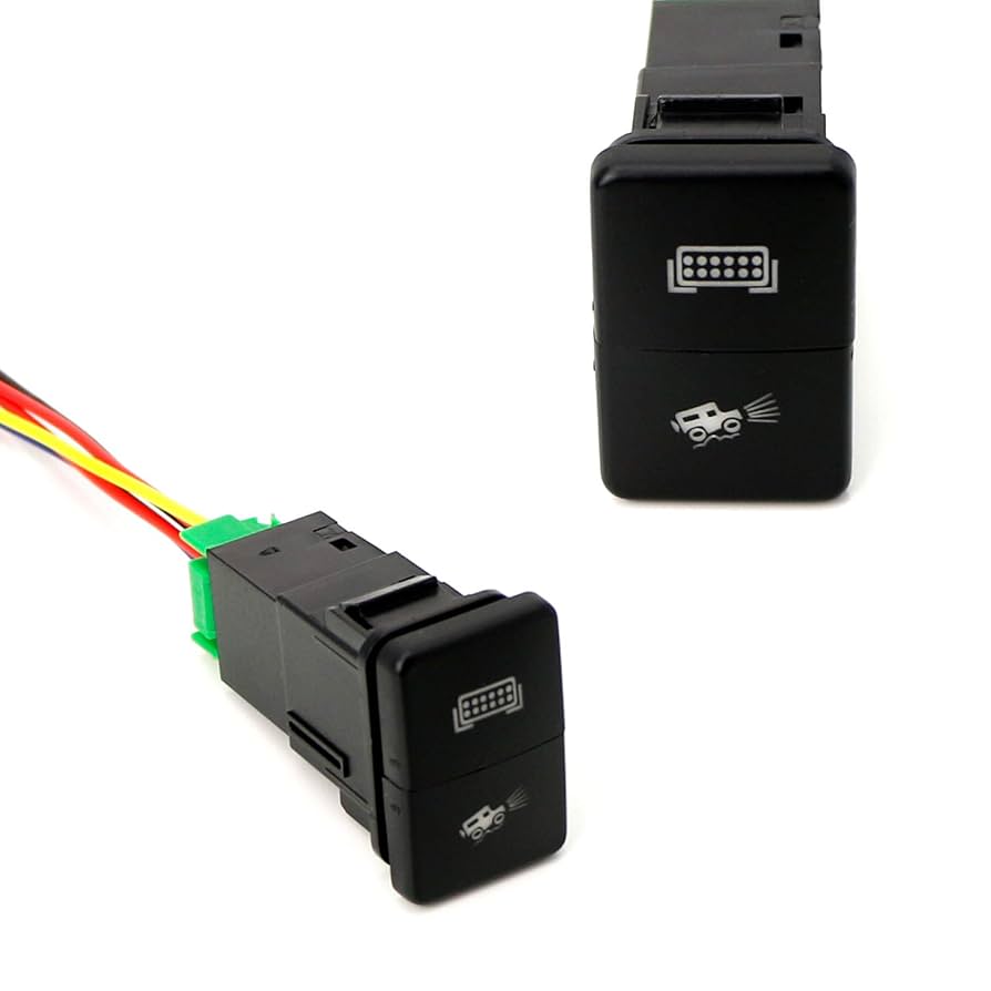 Amazon.com: iJDMTOY 33x22mm 12V Dual Push Button Switch w